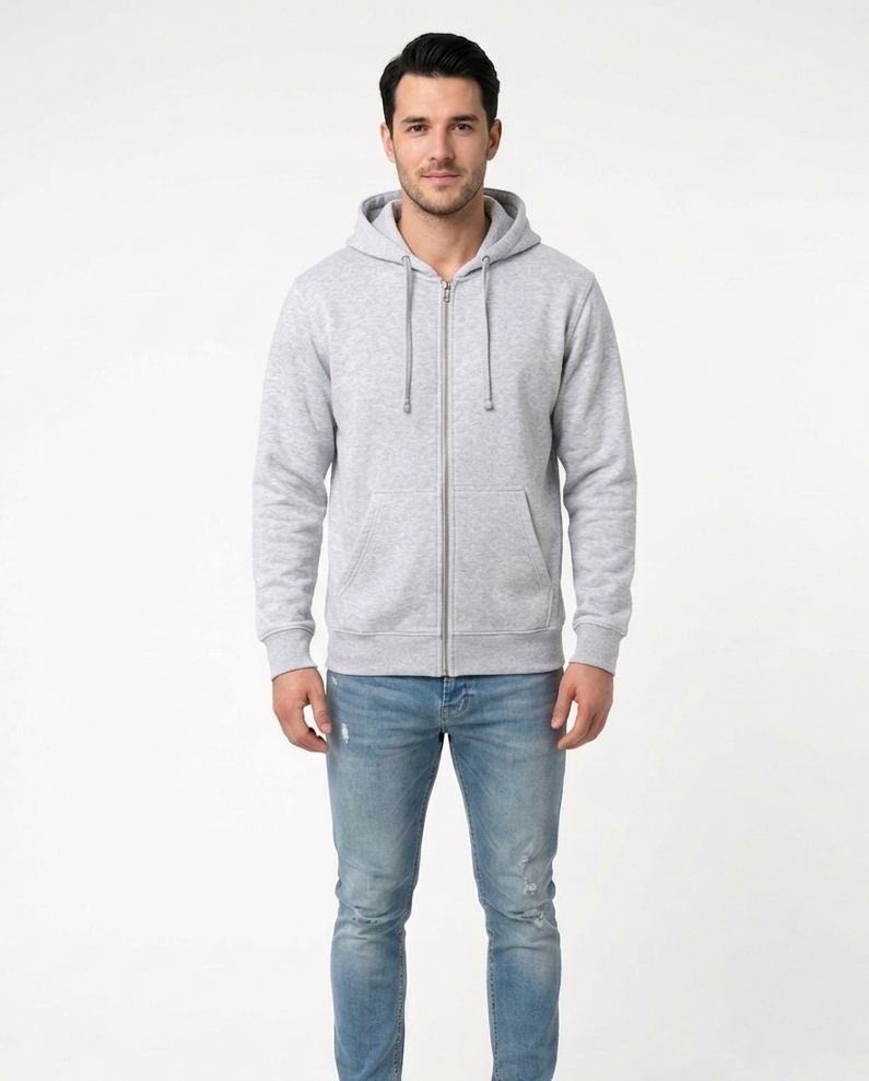 JA-Z701 - Adult Comfort Zipper Hoodie